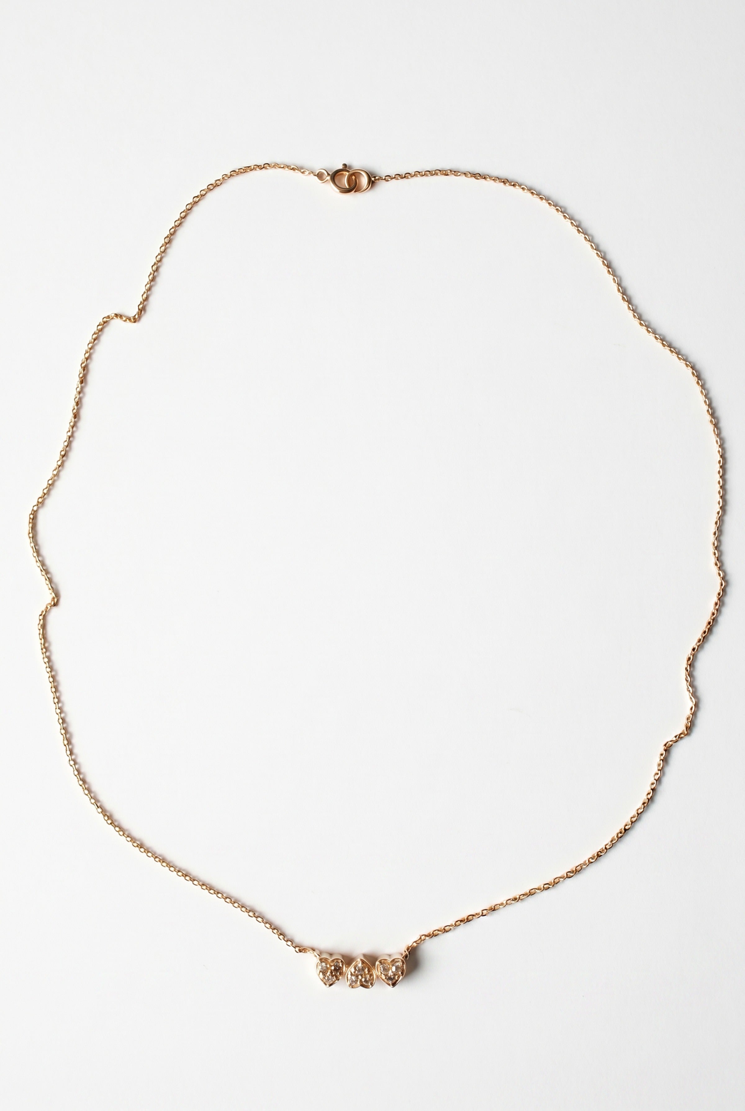 Diamond Heart Choker Necklace