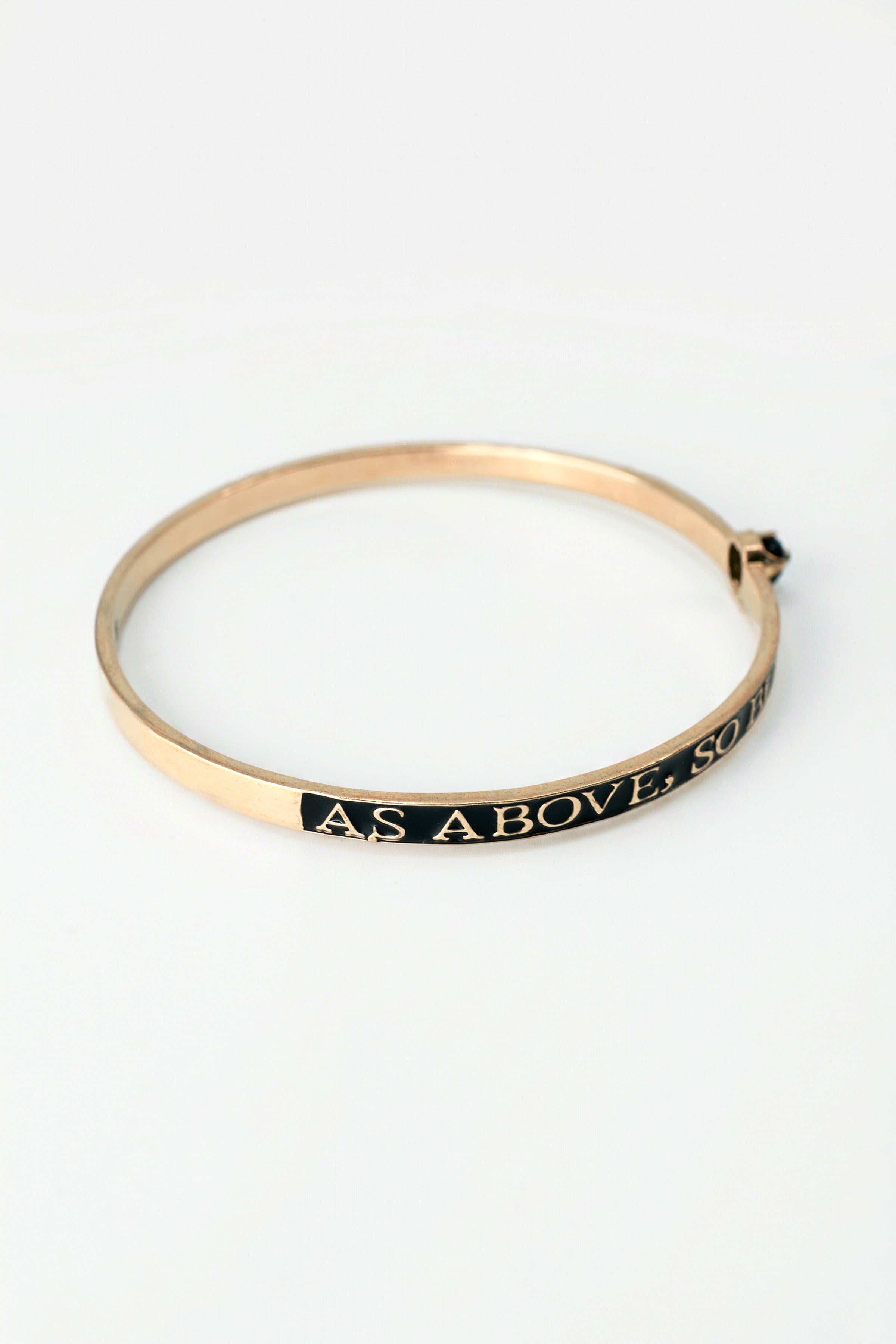 Onyx Bangle Black Enamel Bracelet Diamond