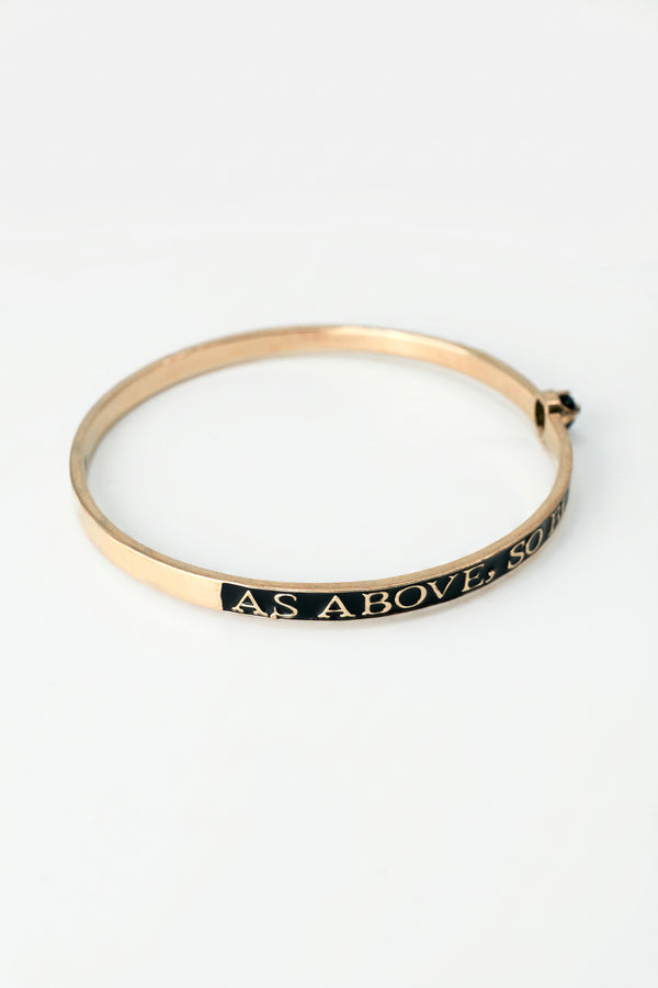 Onyx Bangle Black Enamel Bracelet Diamond