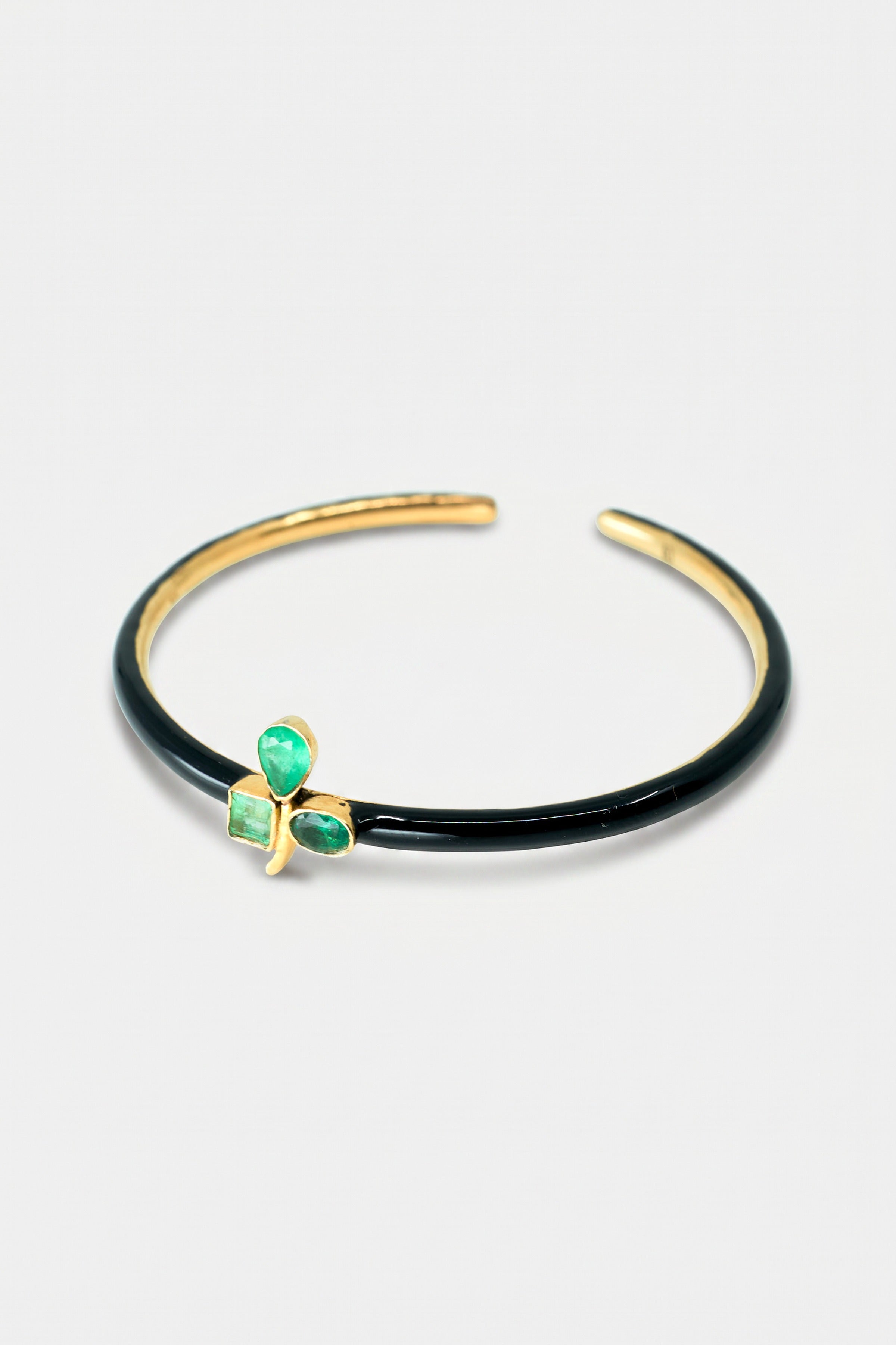 Luck Clover Cuff Bracelet