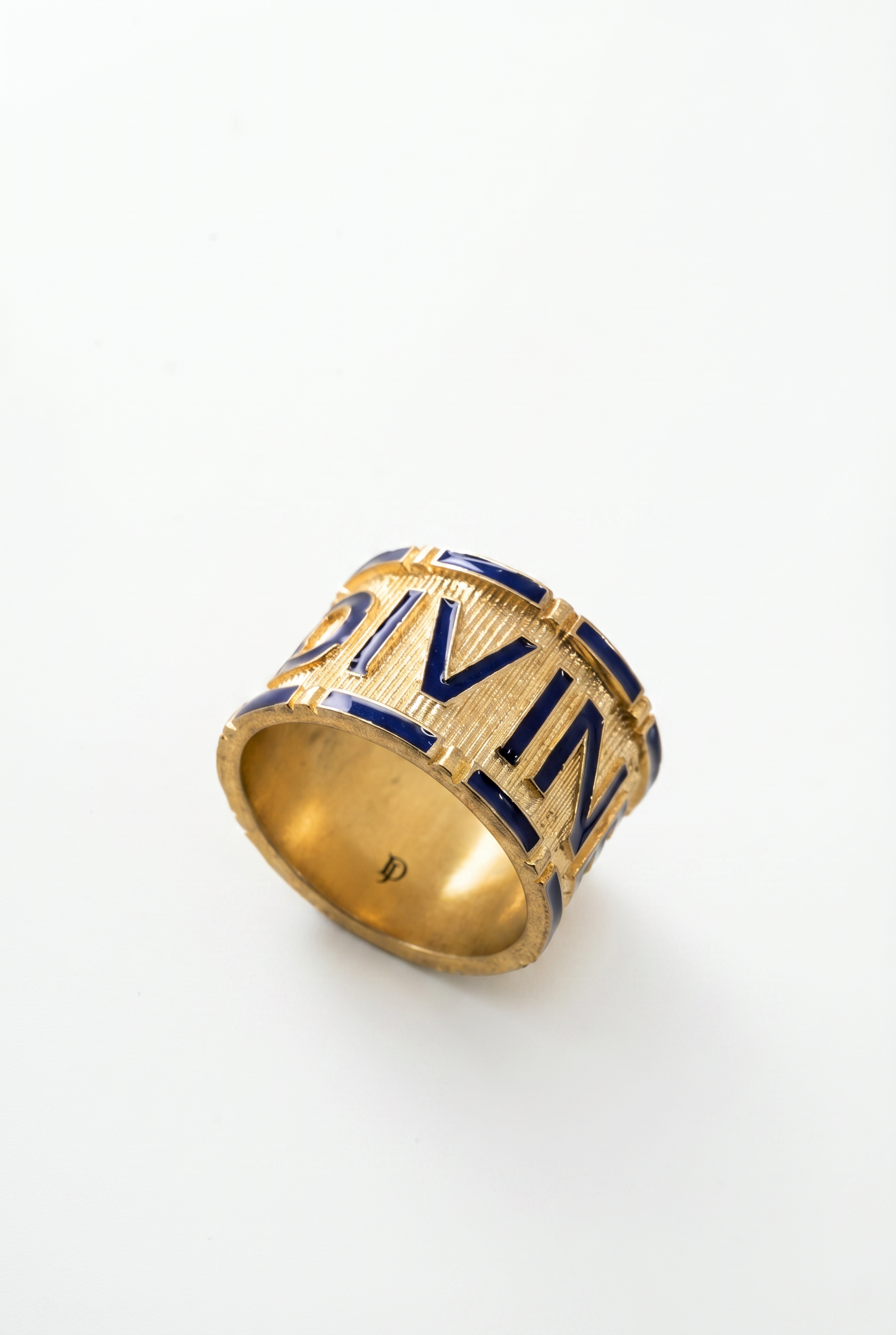 Blue Enamel Ring Divine