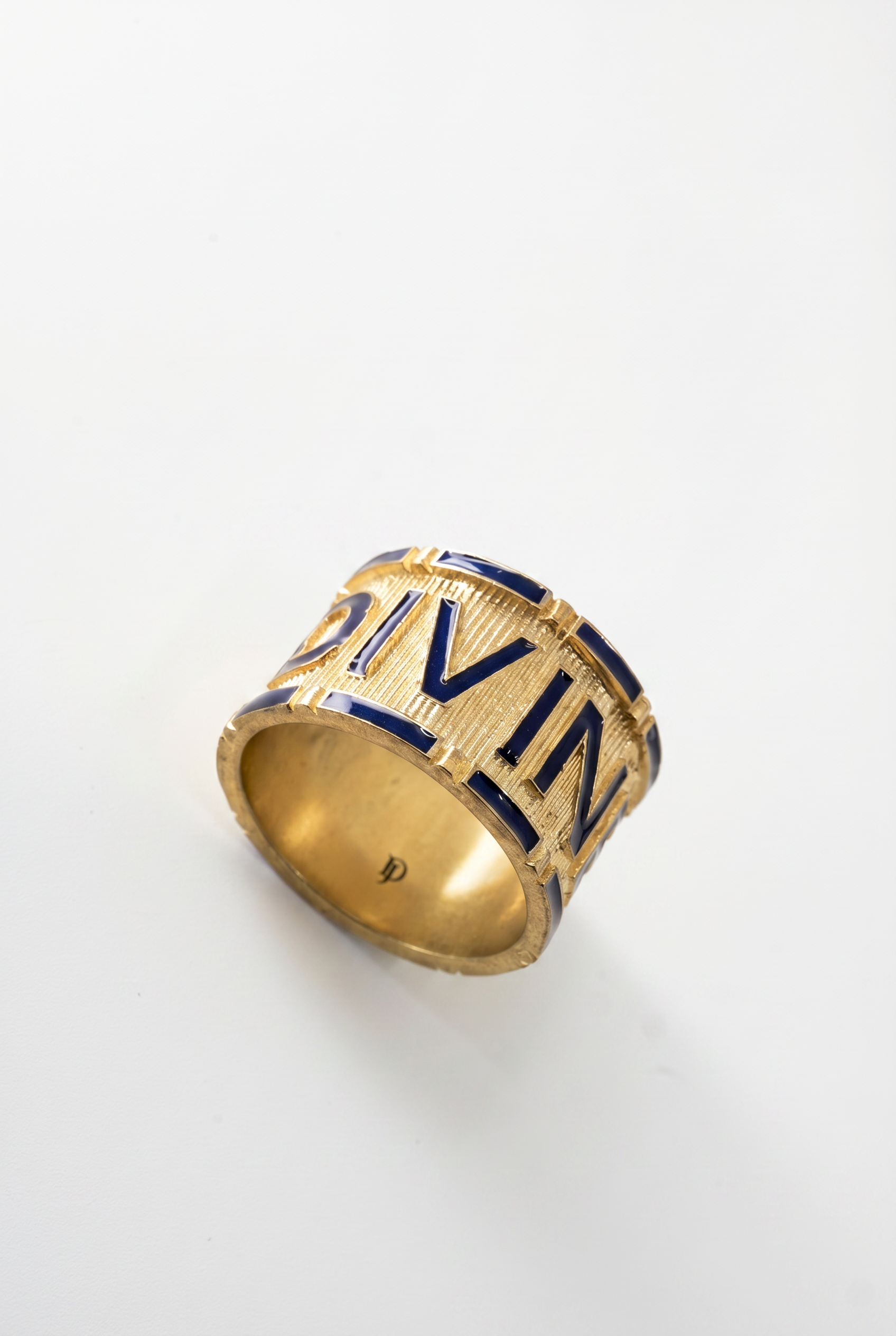 Blue Enamel Ring Divine