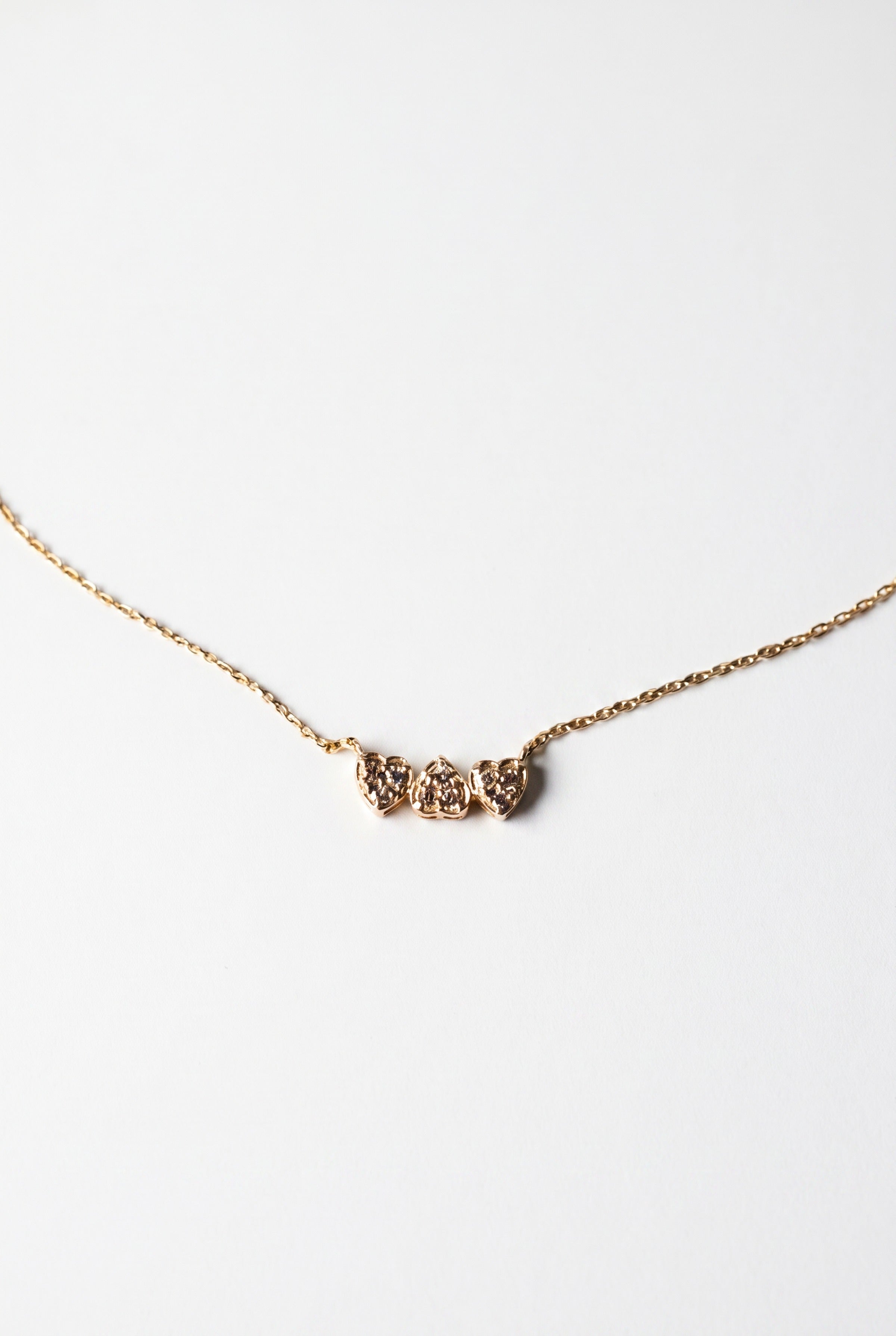 Diamond Heart Choker Necklace