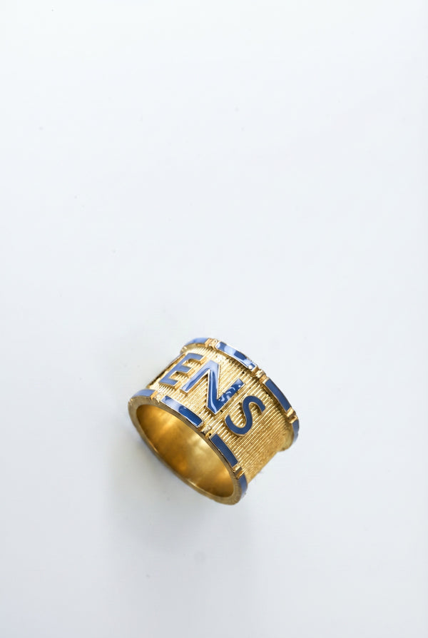 Blue Enamel Ring Heavens