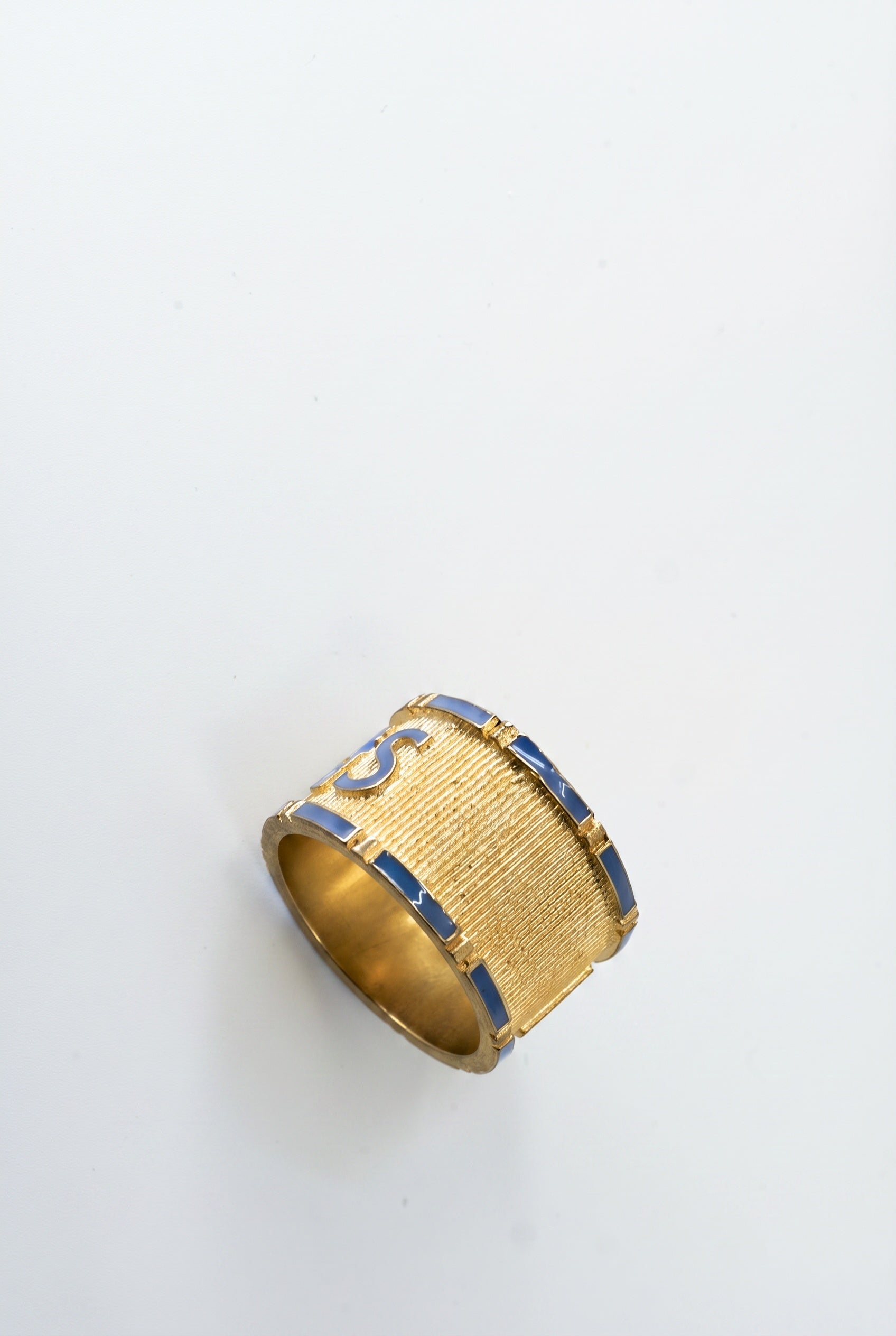 Blue Enamel Ring Heavens