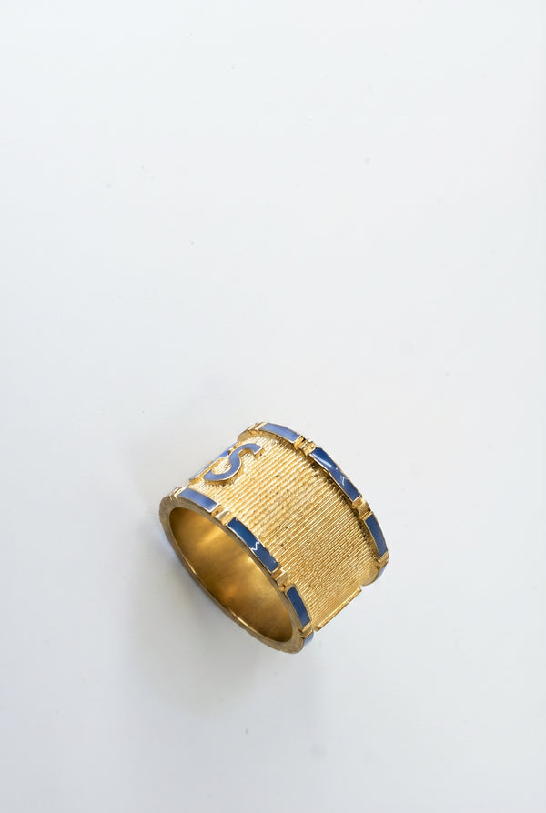 Blue Enamel Ring Heavens