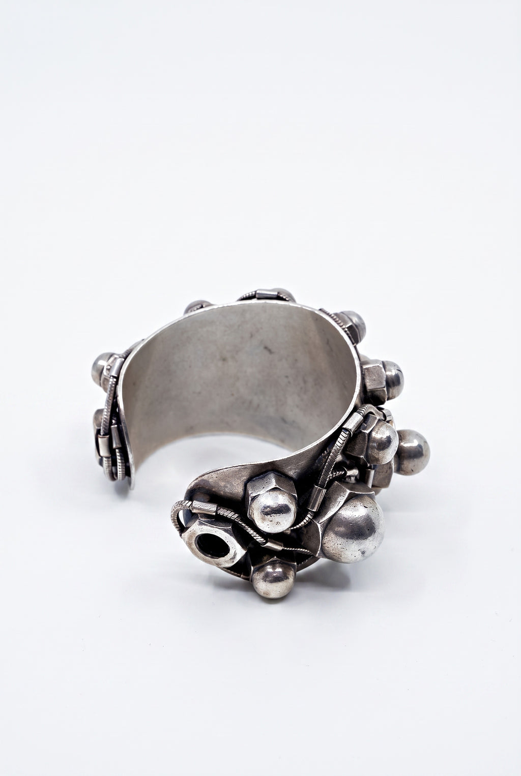Vintage Industrial Hardware Cuff Bracelet Antiqued Silver Paris 2008