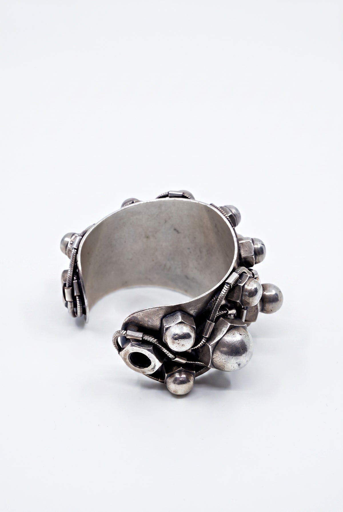 Vintage Industrial Hardware Cuff Bracelet Antiqued Silver Paris 2008