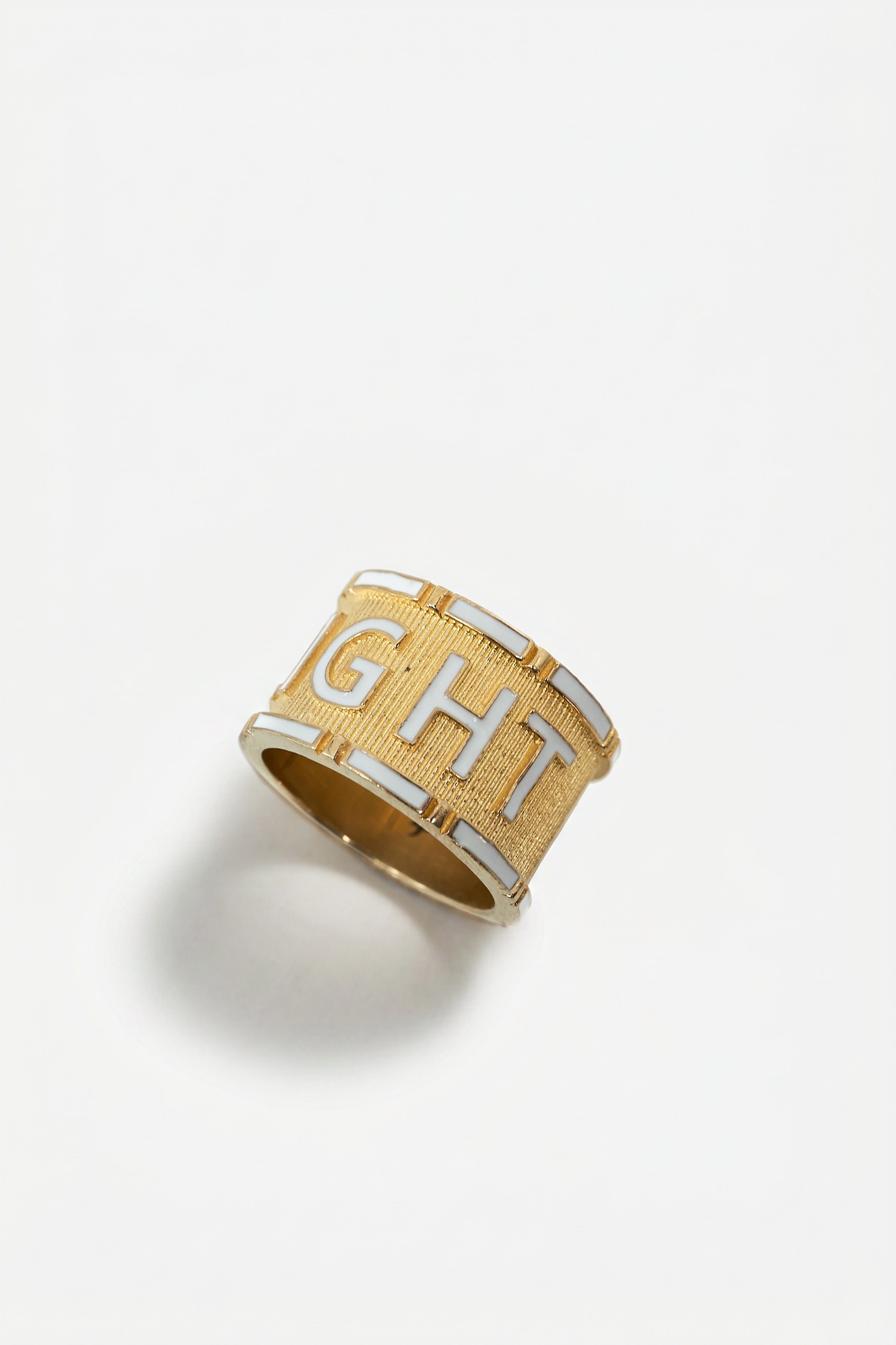 Light Ring White Enamel