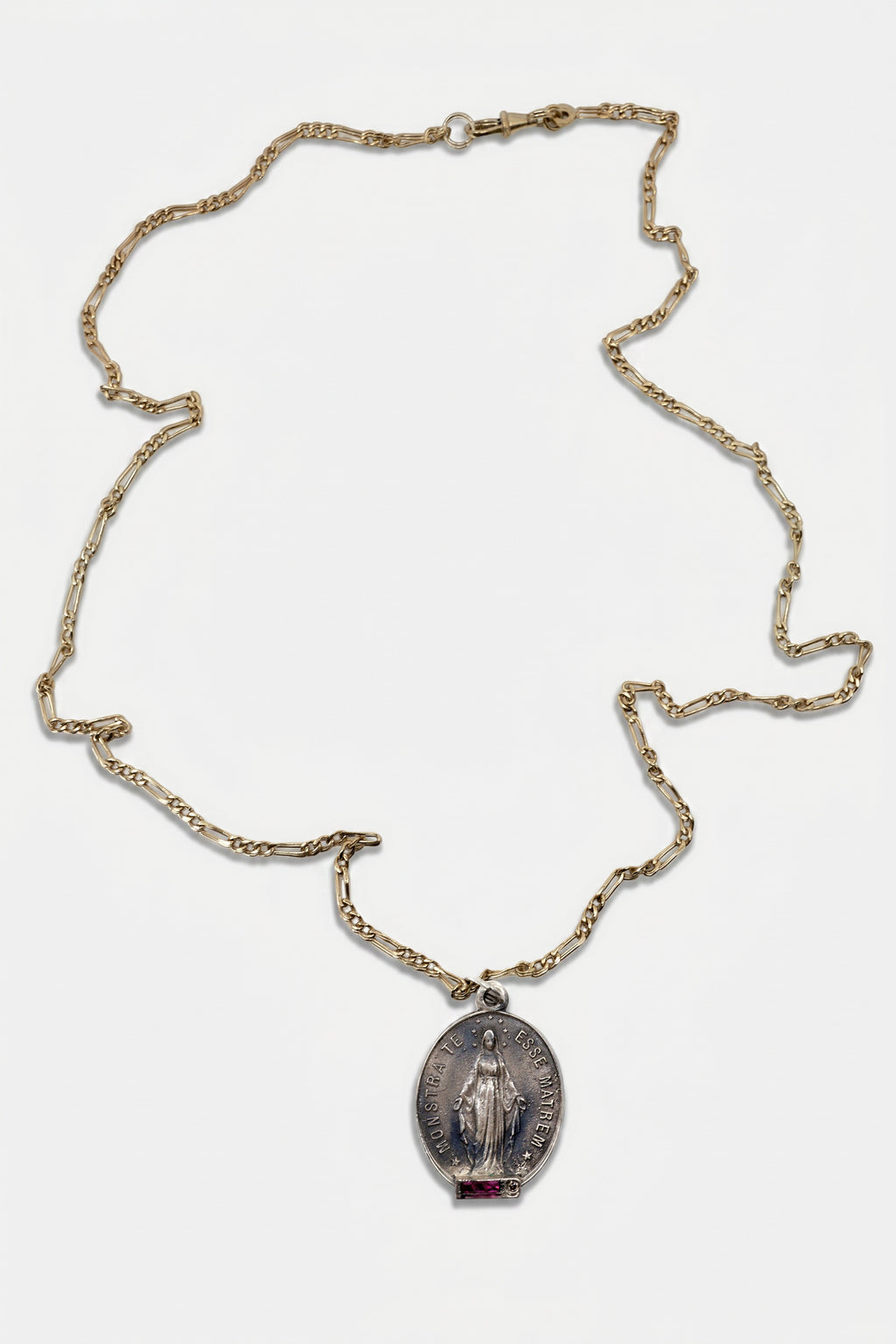 Virgin Mary Medal Necklace