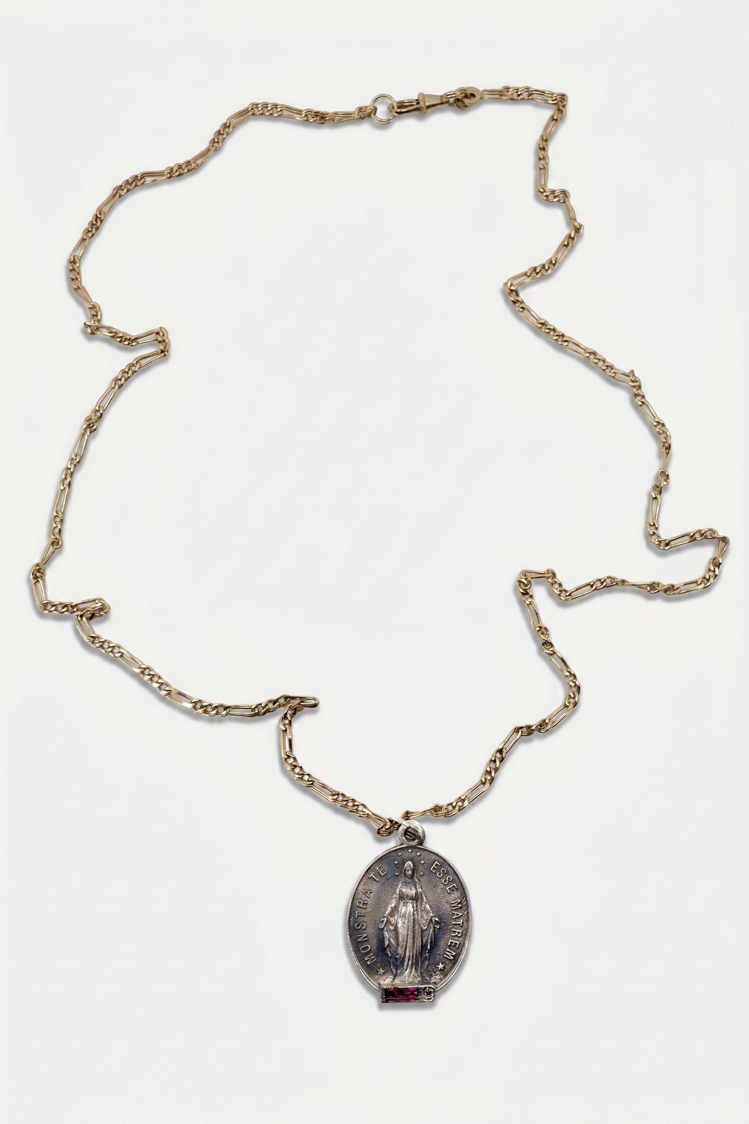 Virgin Mary Medal Necklace