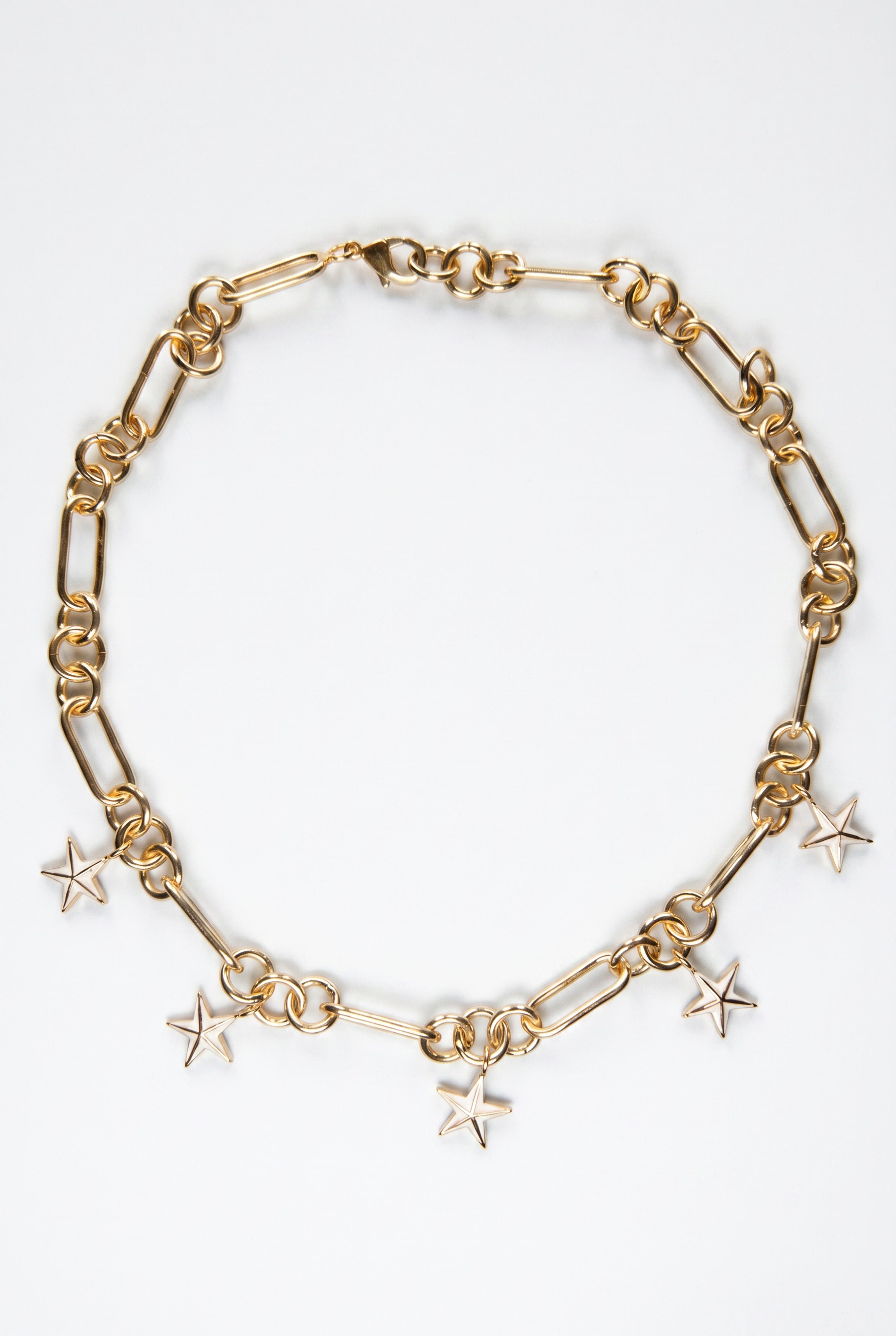 Five Star Charm Choker Necklace