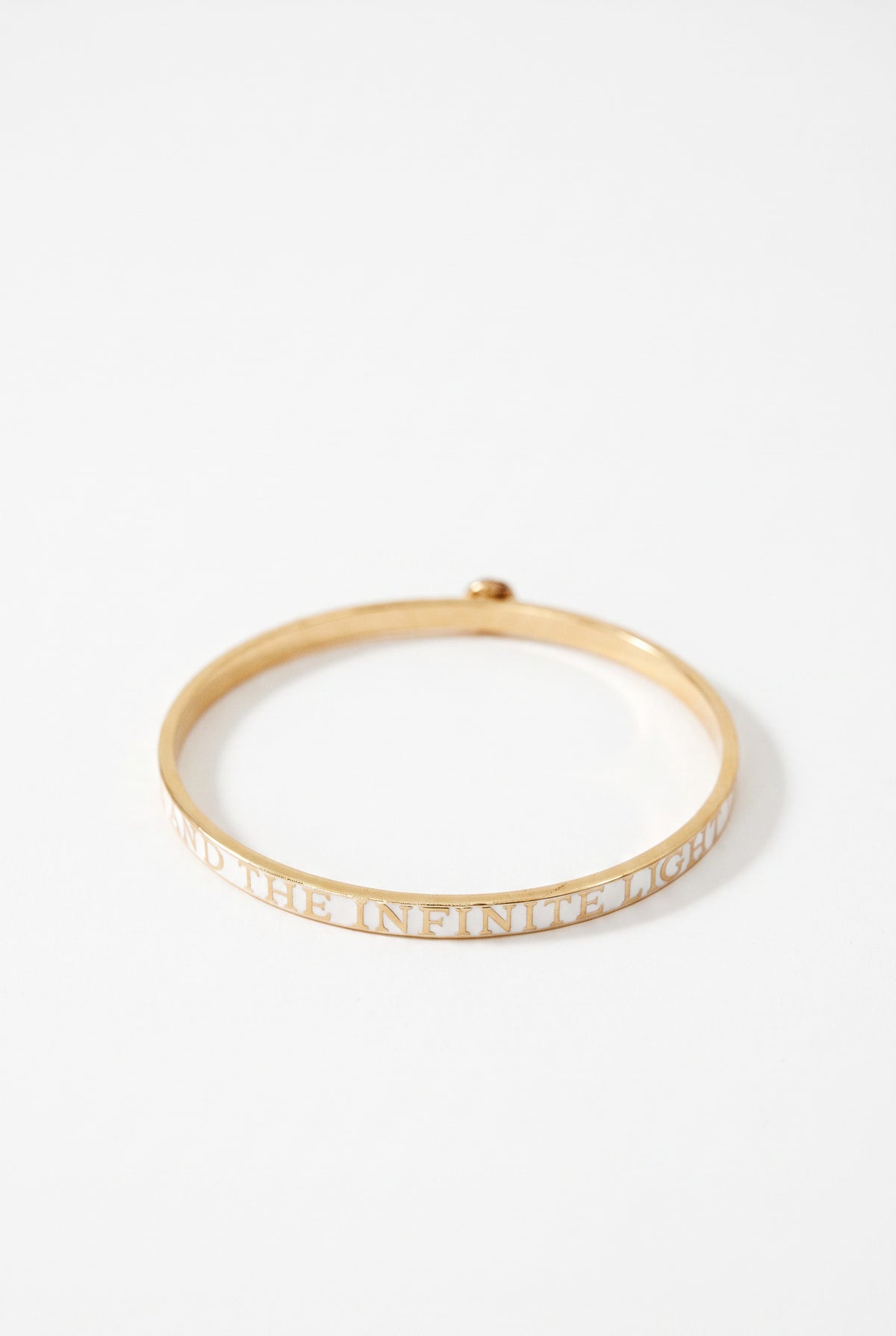 Ruby Heart Bangle White Enamel Bracelet